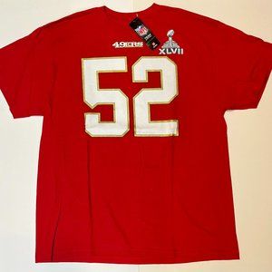 San Fransisco 49er's Suberbowl T-Shirt (Patrick Willis #52)